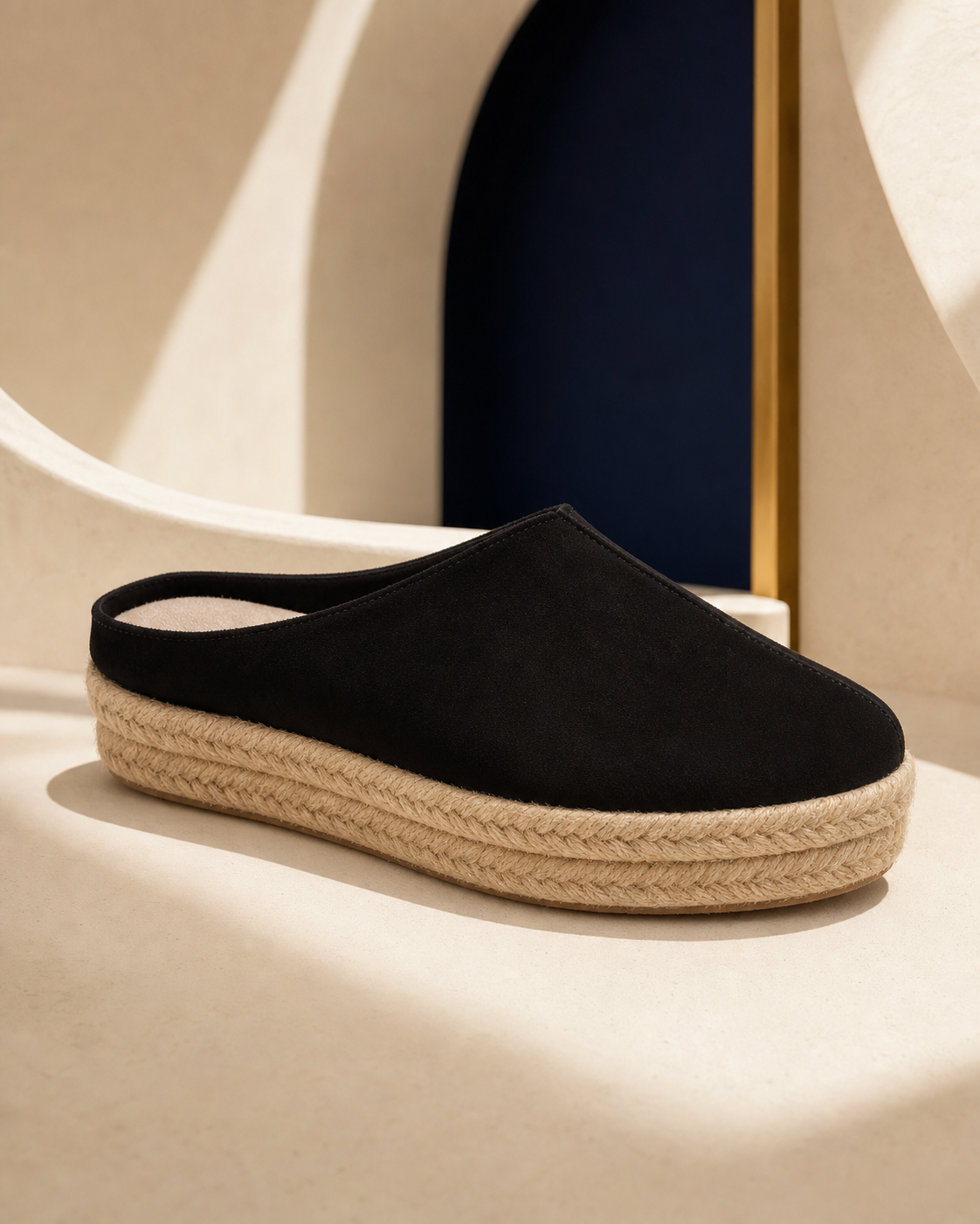 Sculpted Platform Espadrille